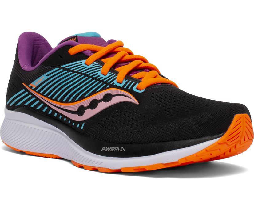 Saucony Guide 14 Women's Running Shoes Black / Orange | AU 144FDNM